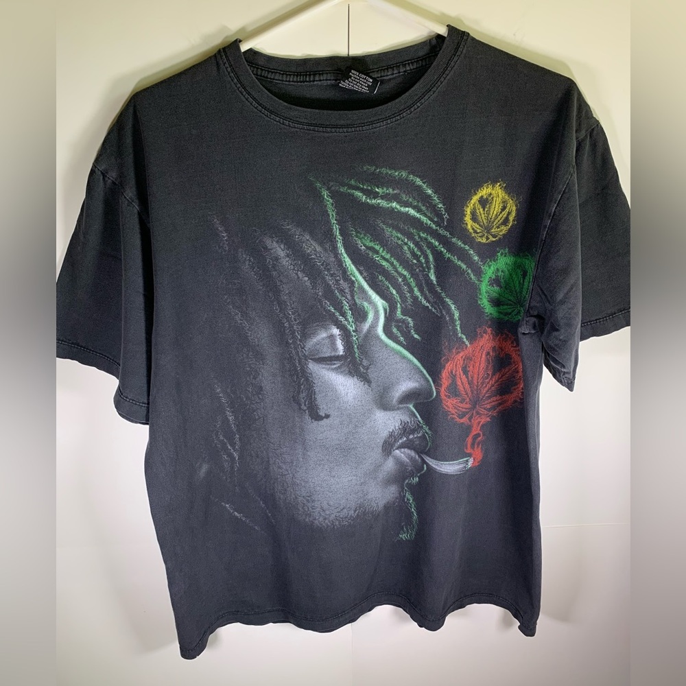 Vintage double sided Bob Marley graphic shirt